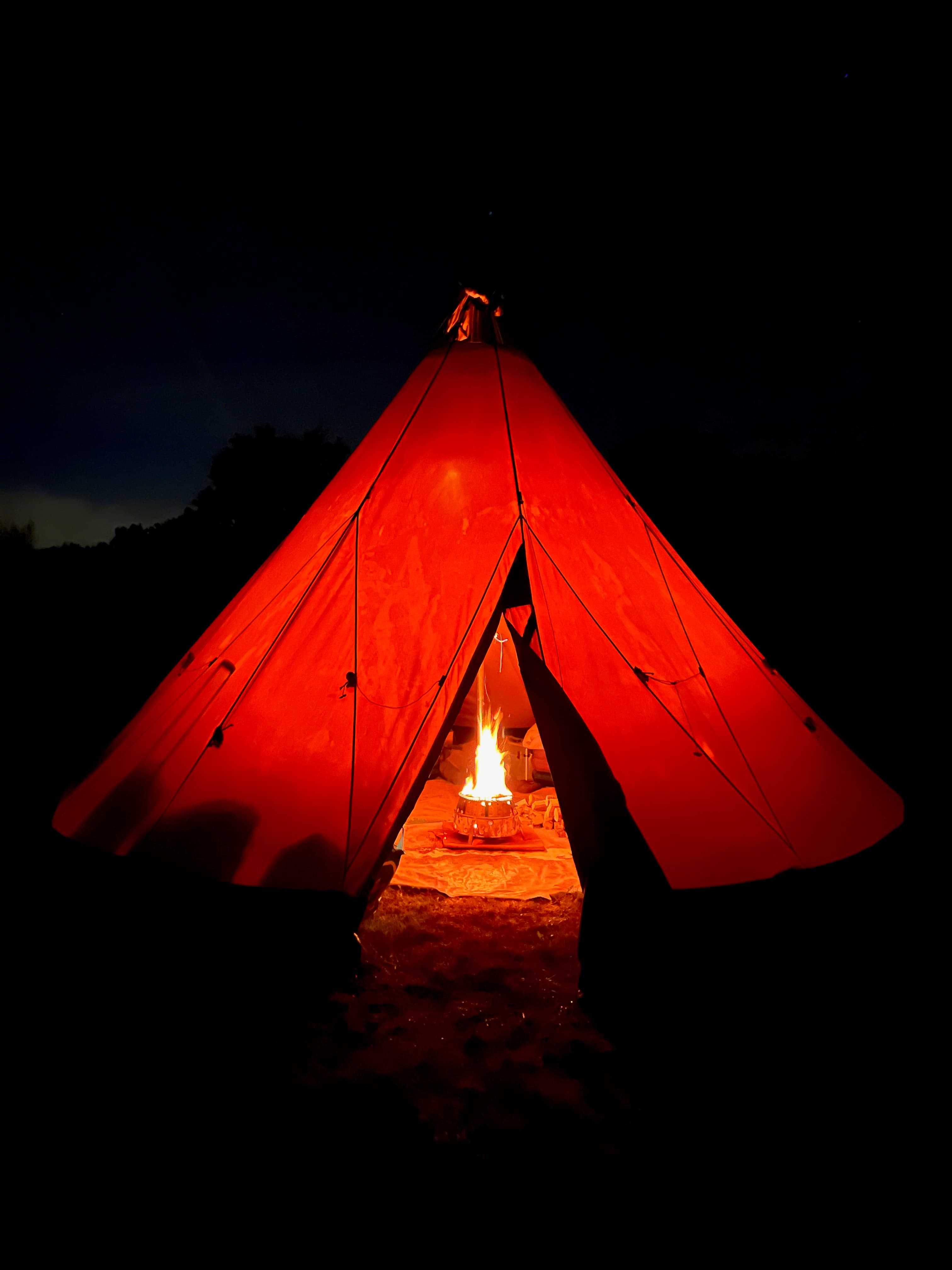 Vuur in de Tipi